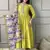 Lemon viscosee chanderi embroidery work with printed traditional wear readymade salwar kameez for trendy looks