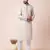 White men's kurta pajama set