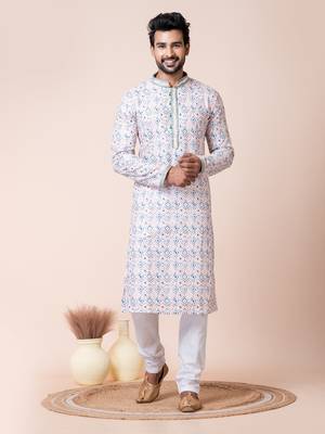Multi men's kurta pajama set 3