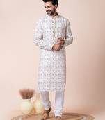 Multi men's kurta pajama set