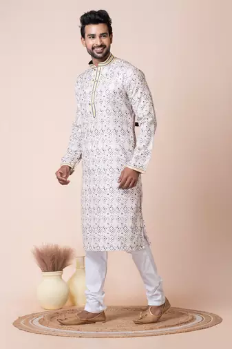 Multi men's kurta pajama set