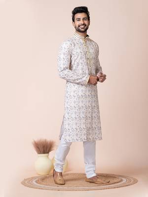 Multi men's kurta pajama set 3