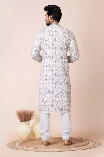 Multi men's kurta pajama set