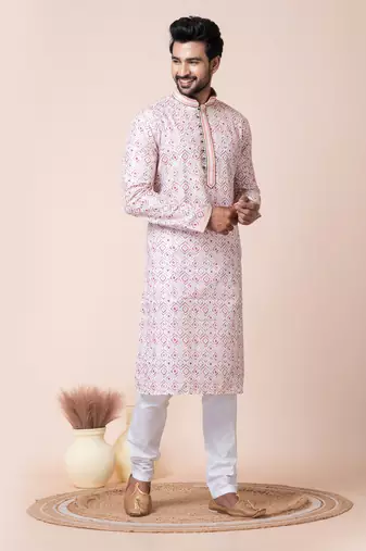 Multi men's kurta pajama set
