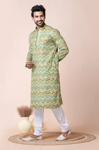 Multi men's kurta pajama set