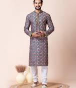 Multi men's kurta pajama set