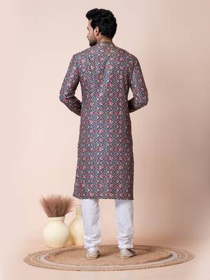 Multi men's kurta pajama set 4