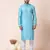 Blue men's kurta pajama set