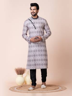 Multicolor men's kurta pajama set 1