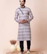 Multicolor men's kurta pajama set