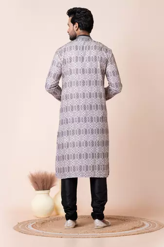 Multicolor men's kurta pajama set