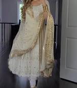 Heavy Sequence work full flared anarkali suit sets