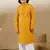 Unleash your style with mustard chikankari cotton kurta set for boys by sanwara
