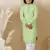 Dapper & dazzling boys solid light green chikankari party wear cotton kurta set by sanwara