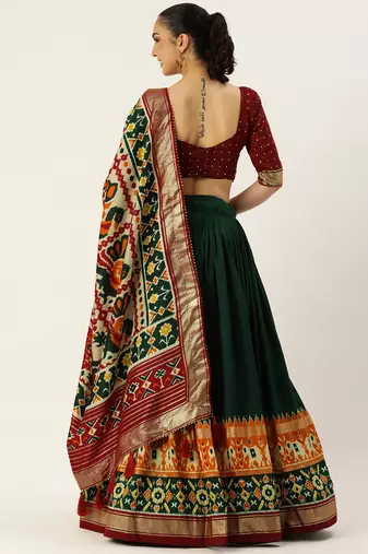 Women's Printed Lehenga Choli With Dupatta 