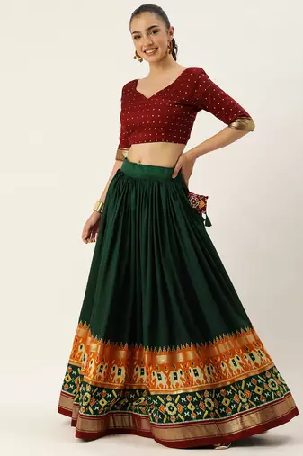 Women's Printed Lehenga Choli With Dupatta 