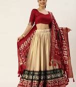 Women's Printed Lehenga Choli With Dupatta
