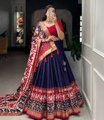 Women's Printed Lehenga Choli With Dupatta