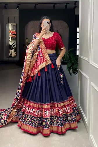 Women's Printed Lehenga Choli With Dupatta 