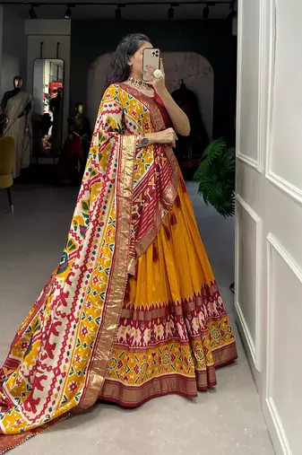 Women's Printed Lehenga Choli With Dupatta 
