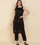 Eskort Creations Festival Gold Printed Straight Kurta And Pant Set