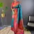 Green with pink original maharashtrian meenakari yeola paithani silk zari woven saree