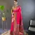 Pink original maharashtrian meenakari yeola paithani silk zari woven saree