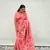 Baby pink pashmina kashmiri silk zari woven saree