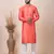 Orange men's kurta pajama