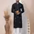 Black men's kurta pajama