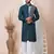 Rama green men's kurta pajama