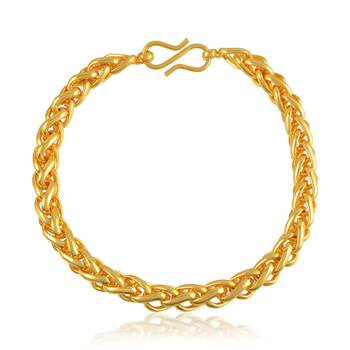 Brass micron 1 gram gold forming fashion bracelet men women 4
