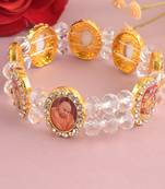 Brass gold guruji bracelet