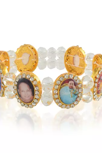 Brass gold guruji bracelet