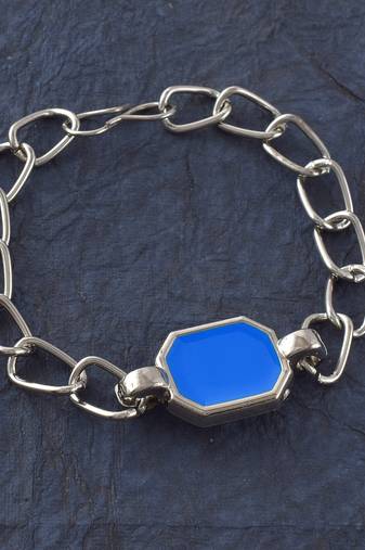 Steel imitation feroza bracelet for men women