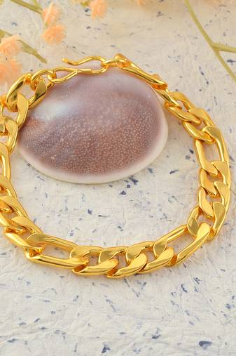 Brass gold men fashion bracelet
