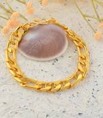 Brass gold men fashion bracelet