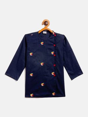 Vastramay infant boys green and red cotton blend kurta and dhoti set 4