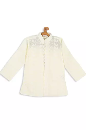  infant boys yellow pure cotton kurta