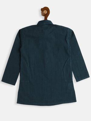  infant  blue pure cotton kurta 3