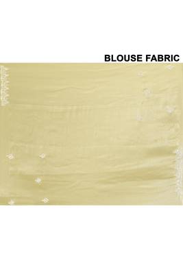 Alluring olive color designer handwork saree 5