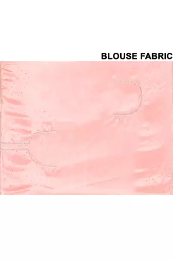 Alluring peach color designer handwork saree