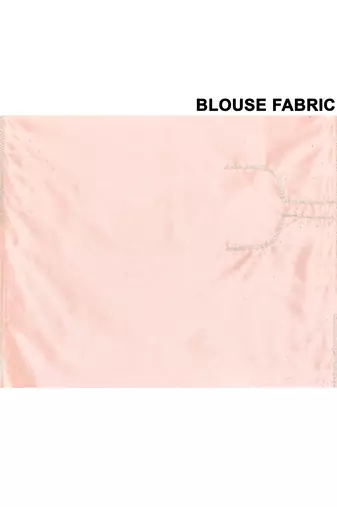 Alluring pink color designer handwork saree