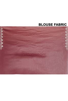 Alluring fawn color designer handwork saree 5
