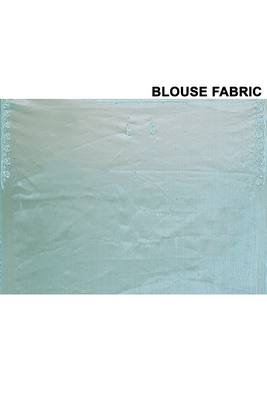 Mesmerizing teal & blue color designer handwork saree 5