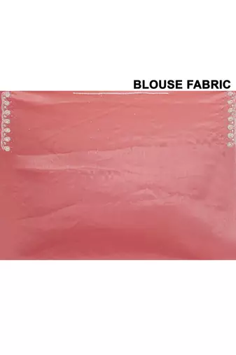 Mesmerizing pink color designer handwork saree