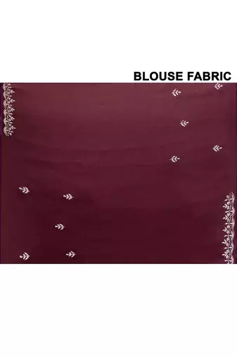 Mesmerizing wine color designer handwork saree