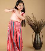  girls' multicolor palazzo set