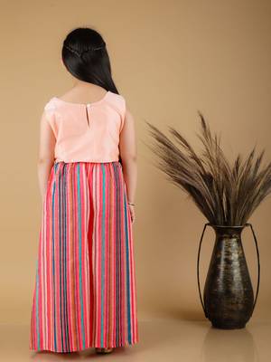  girls' multicolor palazzo set 3