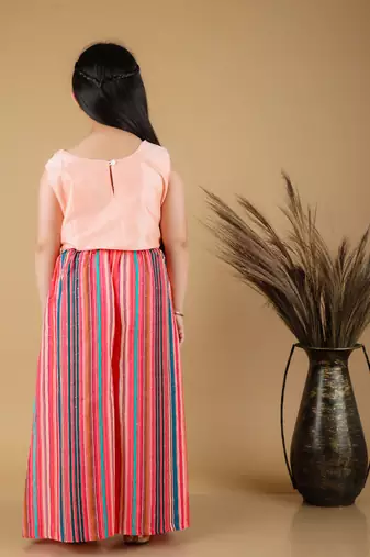  girls' multicolor palazzo set